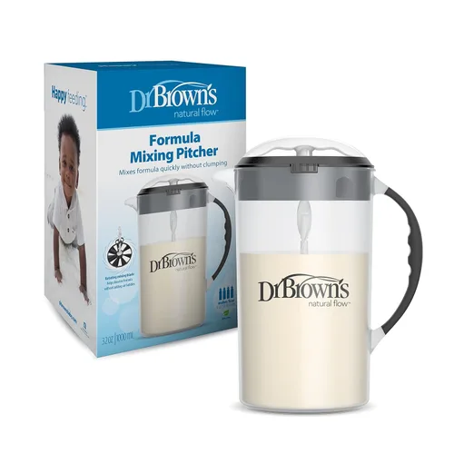 Miniatura 13 de Dr. Brown's Insta-Prep Dispensador de agua tibia con jarra de mezcla de fórmula para bebés, 36 onzas, color negro