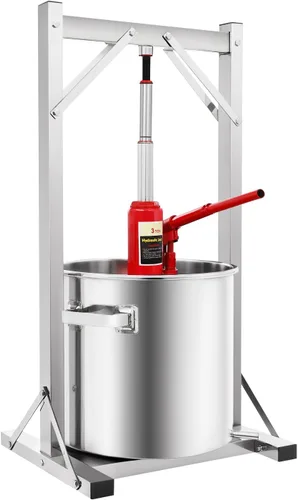 Miniatura 19 de Fruit Wine Press 2.6 Gallon Manual Grape Presser for Wine Juice Making DIY Large Fruit Honey Presser Apple Cider Grape Juice Press Extractor
