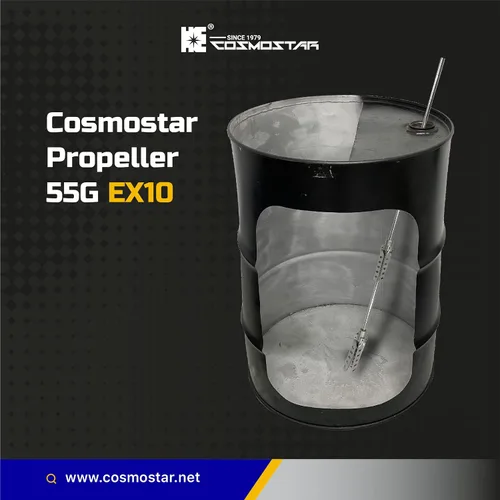 Miniatura 5 de Cosmostar - Cuchilla expandible de acero inoxidable para mezclar pintura de 55 galones, herramientas de hélice para pintura epoxi, resina, paleta