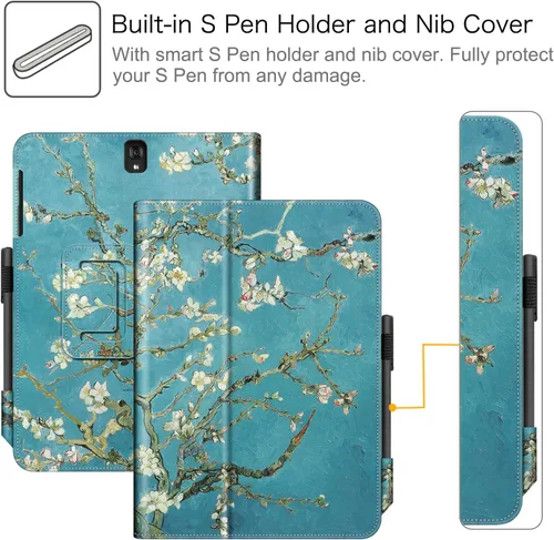 Miniatura 7 de Fintie, funda tipo libro Samsung Tab S3 9.7, Z-flor