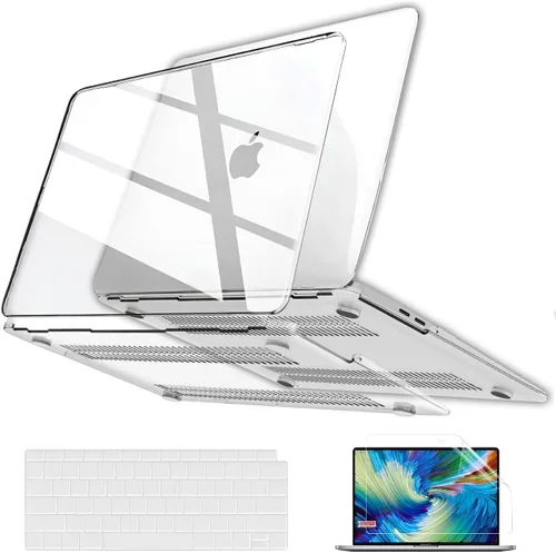 Miniatura 31 de GVTECH Funda para MacBook Air de 13 pulgadas (2010-2017) A1369 A1466 carcasa rígida de plástico, carcasa negra