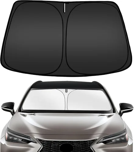 Miniatura 73 de ARISMOTOR - Parasol plegable para parabrisas para Honda Civic 11.ª generación 2022-2025 2026, protector de visera de sol personalizado para ventana