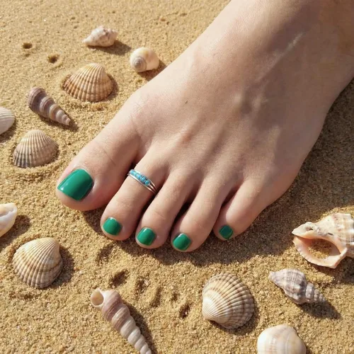 Miniatura 3 de Sterling Silver Toe Ring, Handmade Adjustable Open Band, Minimalist Dainty Summer Beach Foot Jewelry for Women, Can Be Worn as Knuckle or Pinky Ring