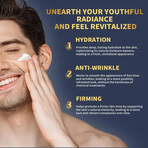 Miniatura 4 de Crema facial para hombre, antienvejecimiento, crema hidratante facial para hombre, loción facial con colágeno, retinol y ácido hialurónico, cuidado