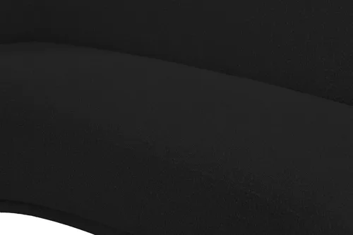 Miniatura 11 de Meridian Furniture 693Black-S Hyde Collection Modern Sofá tapizado de tela Boucle contemporáneo, negro, 89.5 pulgadas de ancho x 38 pulgadas