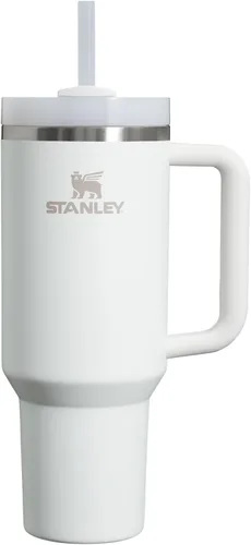 Miniatura 75 de Stanley Quencher H2.0 - Vaso de acero inoxidable con asa, pajilla y tapa FlowState giratoria de 3 posiciones; aislamiento térmico, sin BPA; apto