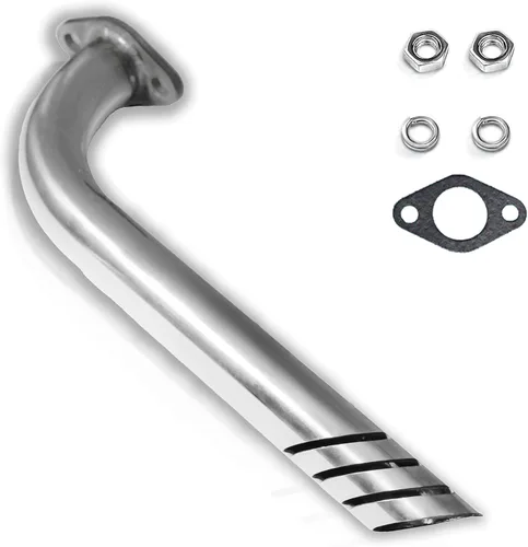 JMCHstore Kit de tubo de escape de cabecera para Coleman CT200U BT200X KT196, Predator 212 Baja MB200 Doodlebug Mini Bike, Axis M200 212CC, Hisun