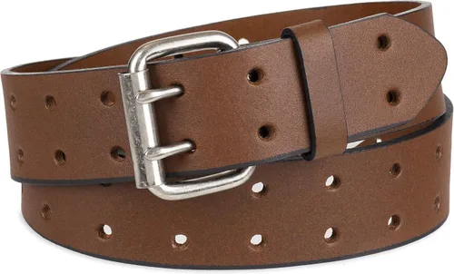 Miniatura 2 de Dickies - Cinturón de cuero para hombre con hebilla de doble punta