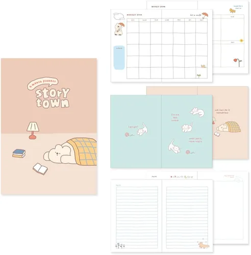 Miniatura 44 de Monolike Ordinary Days Diary Planificador de 6 Meses, Green day - Planificador Académico, Planificador Semanal y Mensual, Organizador
