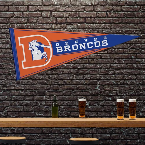 Miniatura 2 de Rico Industries NFL FootballRetro 12" x 30" Felt Wall Décor Pennant - Great for Home/Bed Room/Man Cave Décor