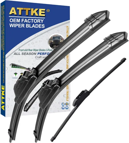 Miniatura 31 de ATTKE Limpiaparabrisas trasero para Hyundai Accent 2012-2019/Jeep Compass 2017-2019/Jeep Grand Cherokee 2014-2020/Kia Rio 2012-2019/Soul 2010-2019