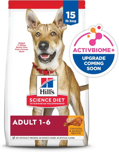 Miniatura 14 de Hill's Science Diet Adulto 1-6, Adulto 1-6 Premium Nutrition, alimento seco para perros, pollo y cebada, bolsa de 15 libras