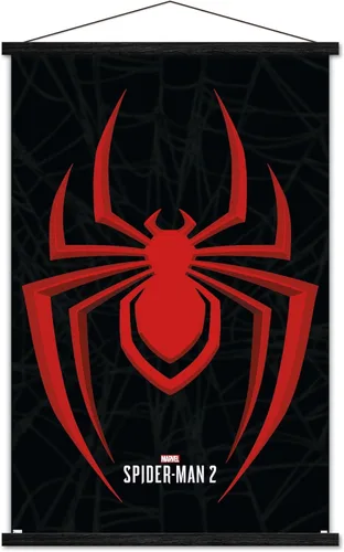 Miniatura 7 de Trends International Marvel's Spider-Man 2 - Póster de pared con marco magnético Miles Morales
