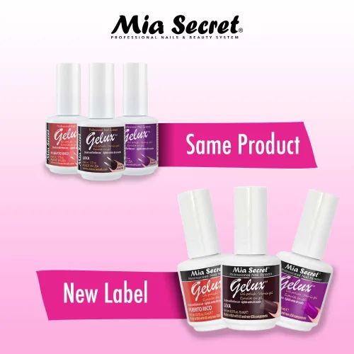 Miniatura 2 de Mia Secret Gelux - Esmalte de uñas de gel UV de 0.5 onzas, color roble – Colección 2018 Pick Your Color (Green Mochi)