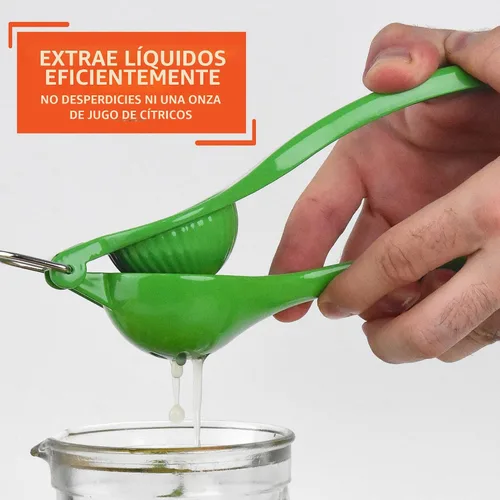 Miniatura 8 de IMUSA Exprimidor manual de limón o lima, exprimidor de cítricos para máxima extracción, verde