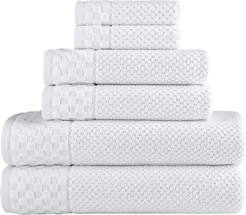 Miniatura 10 de Classic Turkish Towels CTT - Juego de 2 alfombras de baño 100% algodón, antideslizantes, cómodas y altamente absorbentes, lavables a máquina, 20 x