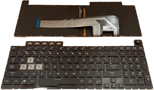 Miniatura 8 de Teclado retroiluminado colorido para portátil ASUS TUF Gaming F15 FA506 FX506 FX506 FX506U FX506II FX506IH FX506LI FA506Q FX506L FA506U F17 FX706