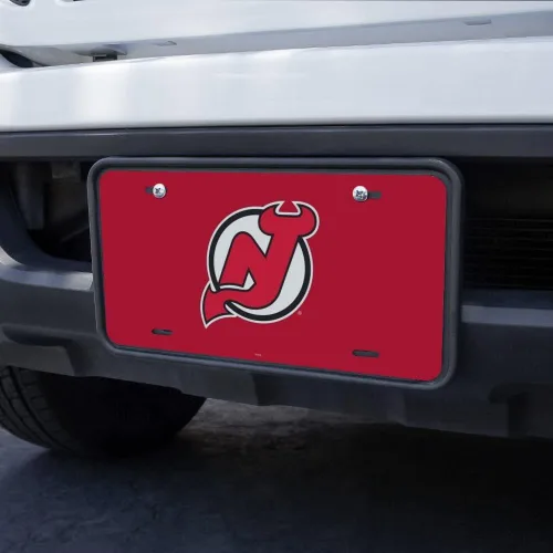 Miniatura 3 de GRAPHICS & MORE Placa de matrícula de metal con logotipo de New Jersey Devils