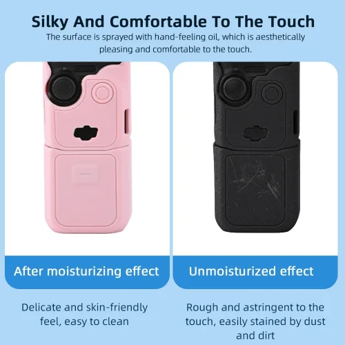 Miniatura 3 de Funda de silicona Pocket 3 para DJI Osmo Pocket 3, Estuche Protector Protector de Lente Manga Resistente a Arañazos Compatible con DJI OSMO Pocket 3