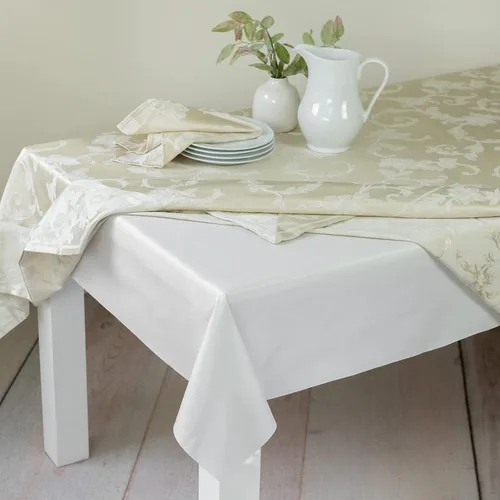 Miniatura 8 de Benson Mills Almohadilla de mesa de vinilo resistente de lujo, protector de mesa de alta calidad, impermeable con respaldo de franela, diseño