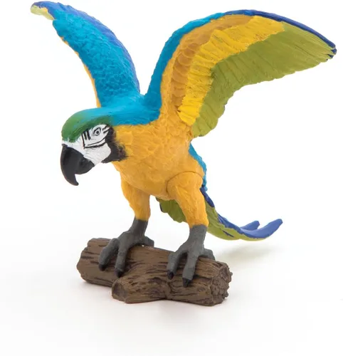Miniatura 8 de Papo - Figura de loro guacamayo azul - 3 años + 2-Multicolor
