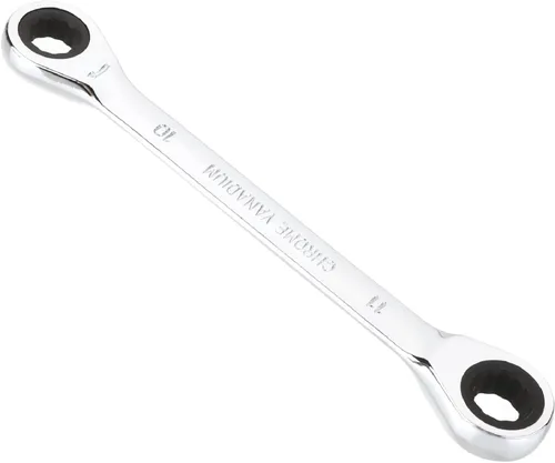 Miniatura 16 de Utoolmart Llave de trinquete, llave métrica de extremo de caja doble de 0.315 in x 0.394 in, acero CR-V