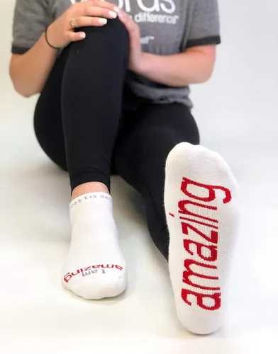 Miniatura 3 de notes to self Socks - Daily Affirmations, Inspirational Socks for girls & boys
