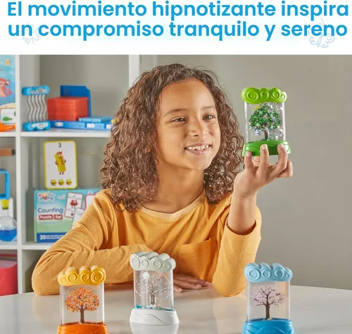 Miniatura 6 de hand2mind Tubos sensoriales para el cambio de estaciones, juguetes silenciosos para niños de 3 a 5 años, juguetes de ciencia meteorológica