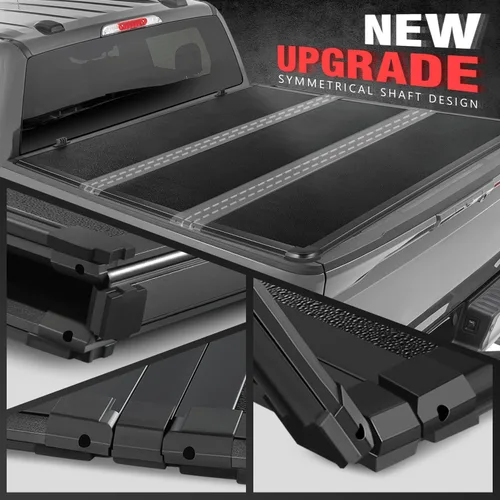 Miniatura 6 de DNA MOTORING Nueva cubierta rígida para caja de camioneta, de tres pliegues, compatible con Ford Ranger 19-23, caja de 5 pies, TTC-HARD-090