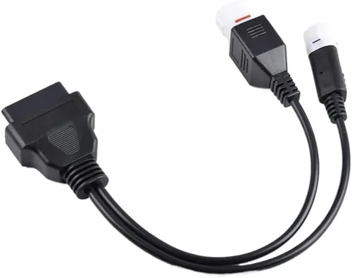 Miniatura 3 de Adaptador de diagnóstico OBD2 de 3Pin 4Pin compatible con motocicleta compatible con conector de 3 y 4 pines (4 pines)
