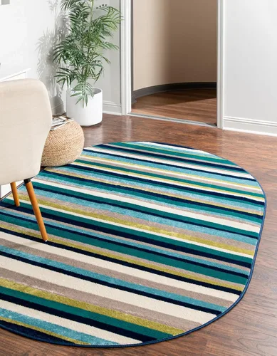 Miniatura 15 de Unique Loom Azalea Collection - Alfombra Glenn (Runner 2' 0" x 6' 0", amarillo/beige)