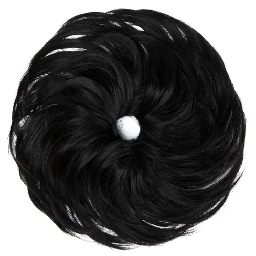 Miniatura 3 de SARLA Piezas de cabello desordenado moño extensiones de cabello sintético rizado updo coleteros falsos extensión de cola de caballo para mujeres 1