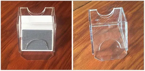 Miniatura 7 de Almencla Zapato de distribuidor de tarjetas, 1 cubierta, cuña pesada, acrílico transparente, fácil de tratar, accesorio manual de construcción