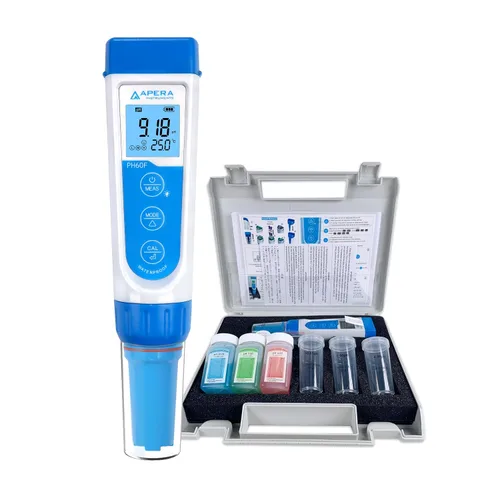 Miniatura 9 de Apera Instruments PH60-MS Kit de Probador de Medidor de pH Portátil con Electrodo de pH Semi-Micro LabSen 246-5 ATC para Medición de pH de Grado
