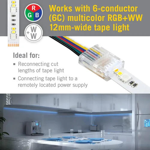 Miniatura 3 de Armacost Lighting SureLock Pro 760765 - Tira de luz LED RGB+WW de 6 pines (6 unidades)