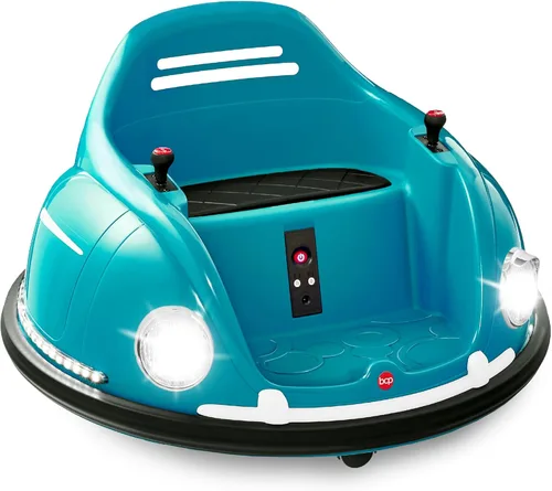 Miniatura 14 de Best Choice Products Coche de Choque Eléctrico Montable Bumpin de 6V para Niños, 1.5 - 6 Años, Control Remoto para Padres, Giro de 360 Grados