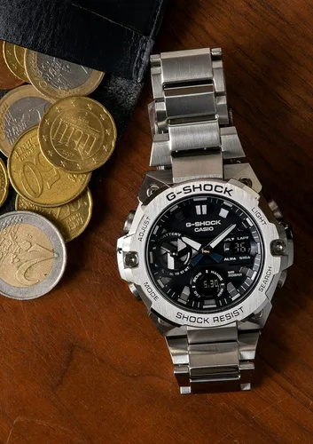 Miniatura 2 de Casio G-Shock GST-B400D-1AJF G-Steel Reloj solar Bluetooth plateado