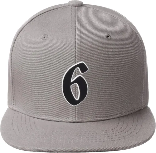 Miniatura 649 de Daxton Gorra clásica con visera de billete plano con letras del alfabeto inglés antiguo de la A a la Z