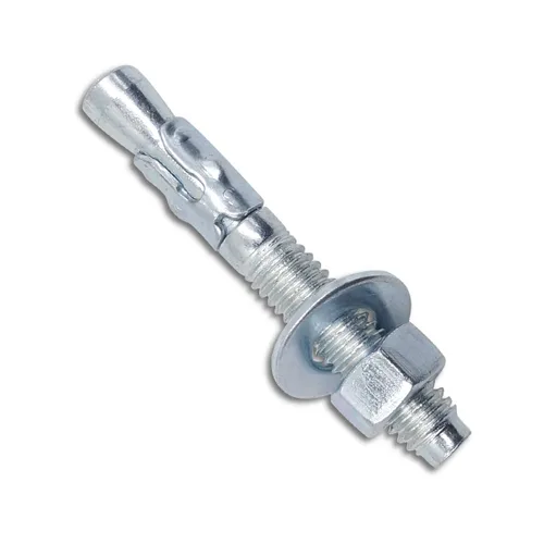 Miniatura 14 de Anclaje de cuña de 3/8" x 3-1/2", anclajes de hormigón chapados en zinc, sujetadores de pernos de expansión resistentes para ladrillos/bloques