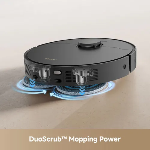 Miniatura 5 de DREAME L40s Ultra CE Robot Aspirador y Trapeador Combo con muelle de autovaciado, succión de 13,000 Pa, fregona autolimpiante y elevación Negro
