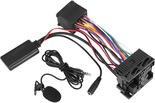 Adaptador AUX de audio compatible con Bluetooth 5.0 con micrófono, compatible con BMW Serie 3 E46 320i, 320ci, 320cic, 323i, 323ci, 323cic, 325i,