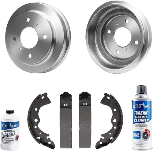 Miniatura 13 de Detroit Axle - Kit de freno trasero para Ford Fusion Lincoln MKZ Zephyr Mazda 6 Mercury Milan, repuesto de pastillas de freno de cerámica