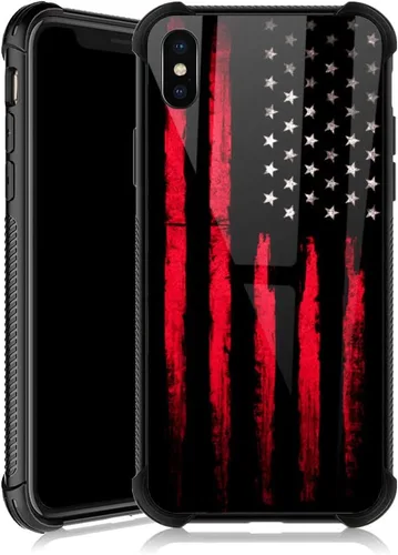 Miniatura 20 de Funda para iPhone Xs Max, diseños de girasol, estrella, cielo, cubierta trasera de cristal templado antiarañazos, esquinas reforzadas, carcasa