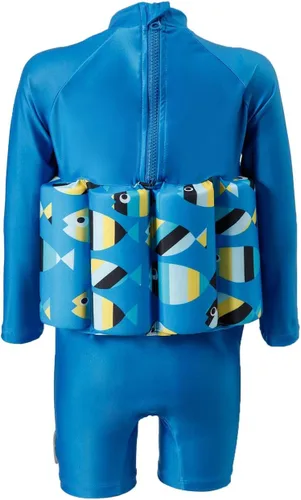 Miniatura 2 de Traje de baño de una pieza para bebés y niños con protección solar UPF 50+ para playa, piscina y juegos de verano para niños y niñas Upf 50+azul