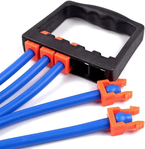 Miniatura 6 de plplaaoo Banda elástica de resistencia para fitness, cuerda expansora de pecho, herramienta de entrenamiento de fuerza muscular en el pecho