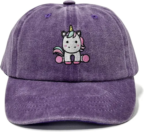 Miniatura 32 de Gorras de béisbol bordadas con animales para niño y niña
