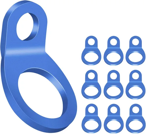 Miniatura 13 de Anclajes de anillos de correa de amarre, anclajes de ganchos de amarre, anillos de amarre de acero inoxidable con revestimiento en polvo negro