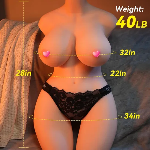 Miniatura 4 de Muñeca sexual realista para hombres, muñeca sexual de tamaño real de 40 libras con pechos regordetes y trasero, muñecas sexuales de silicona BBW
