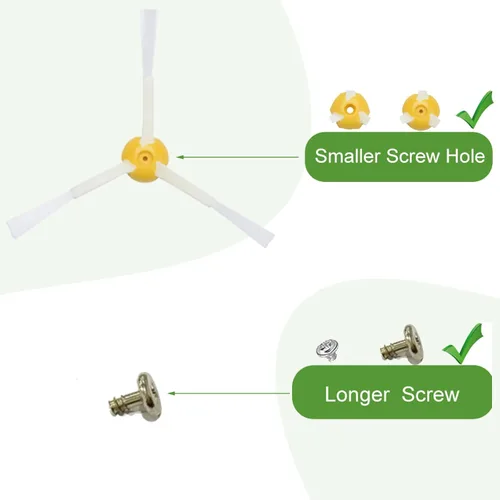 Miniatura 5 de LOVECO Kit de piezas de repuesto para iRobot Roomba 675 645 655 671 677 Robótica, 6 filtros, 8 cepillos laterales, 3 cerdas y cepillo batidor