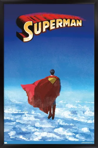 Miniatura 14 de DC Comics Superman - Póster de pared de Skyline Clouds, 34 pulgadas de largo x 22.4 pulgadas de ancho, paquete de póster y clip prémium Paquete